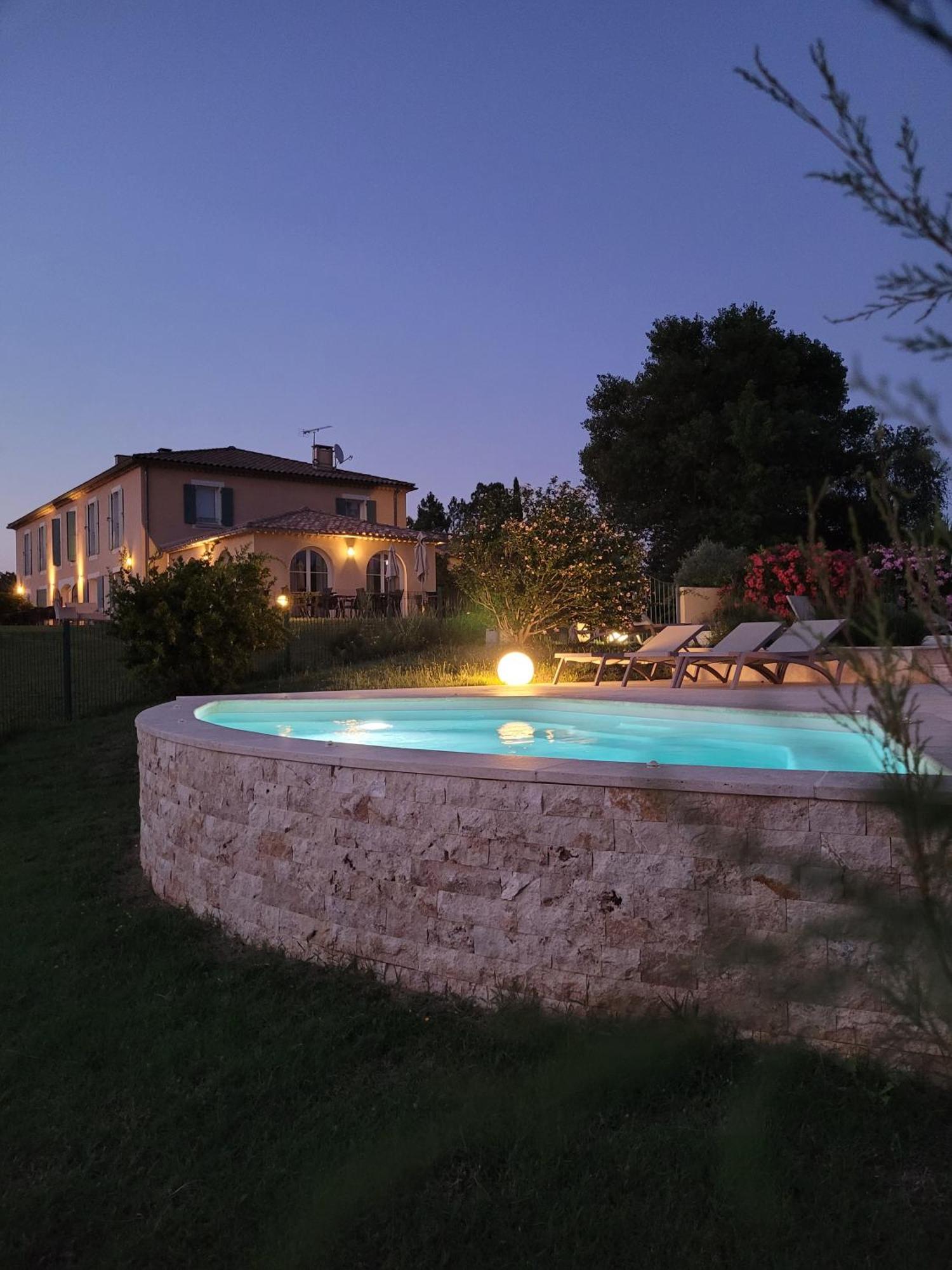 Hotel La Bastide D'Iris Vagnas Eksteriør billede