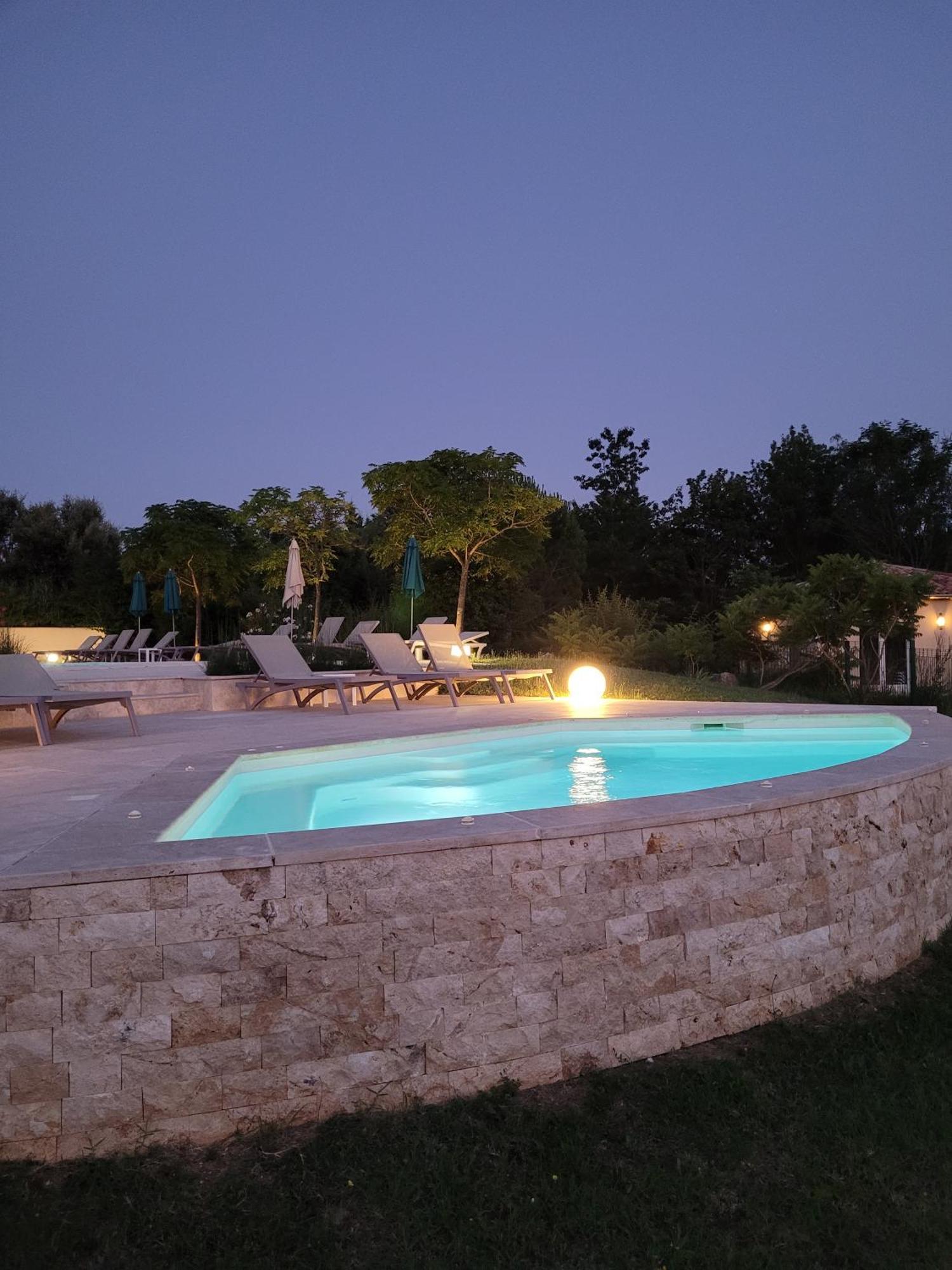 Hotel La Bastide D'Iris Vagnas Eksteriør billede